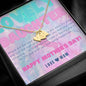 Necklace for Mother’s Day Gift to Daughter from Mother