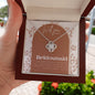 Terracotta Birdesmaid Proposal Necklace in optional wood box