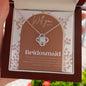 Terracotta Birdesmaid Proposal Necklace in optional wood box