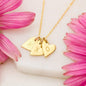 Bridesmaid Proposal Gift for Wedding with Heart Necklace and optional Wood Box