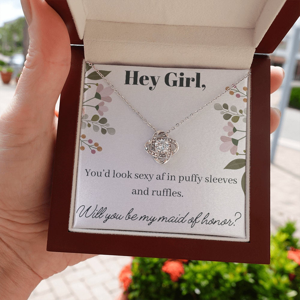 Maid of Honor Proposal Necklace