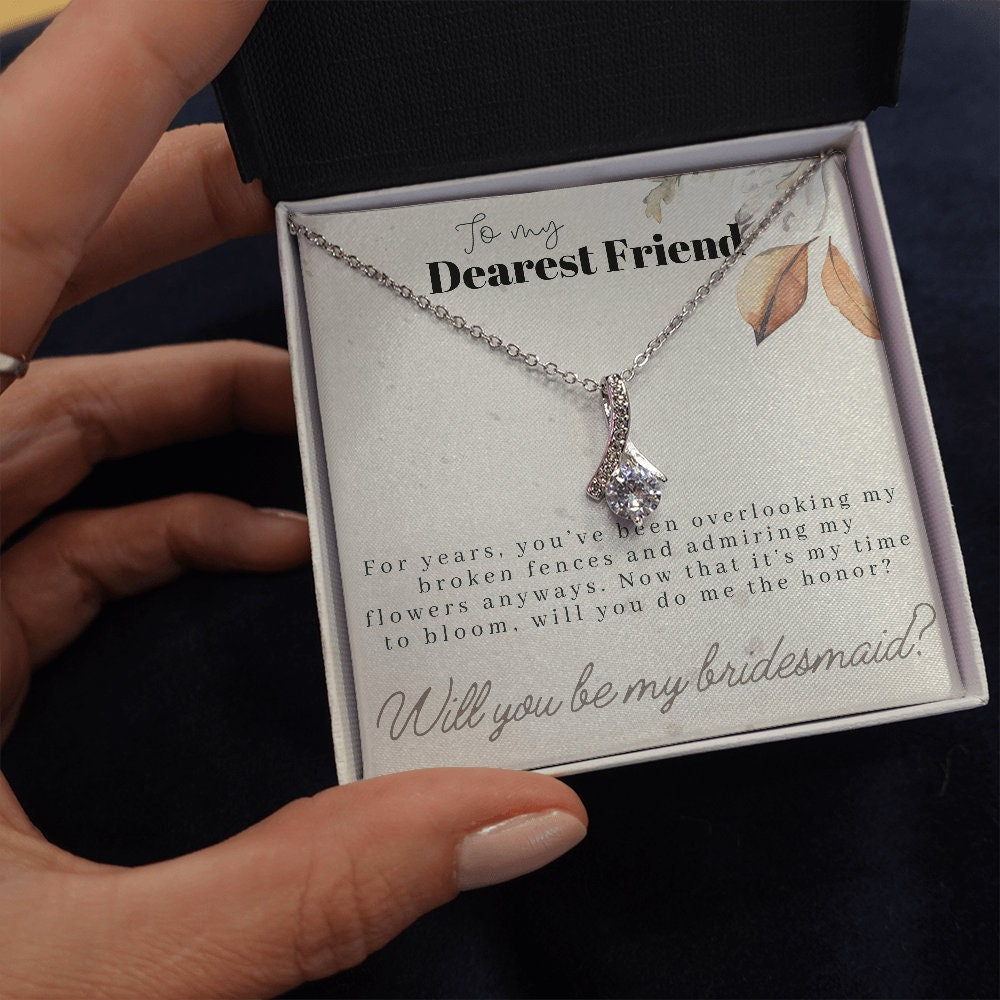 Bridesmaid Proposal Necklace