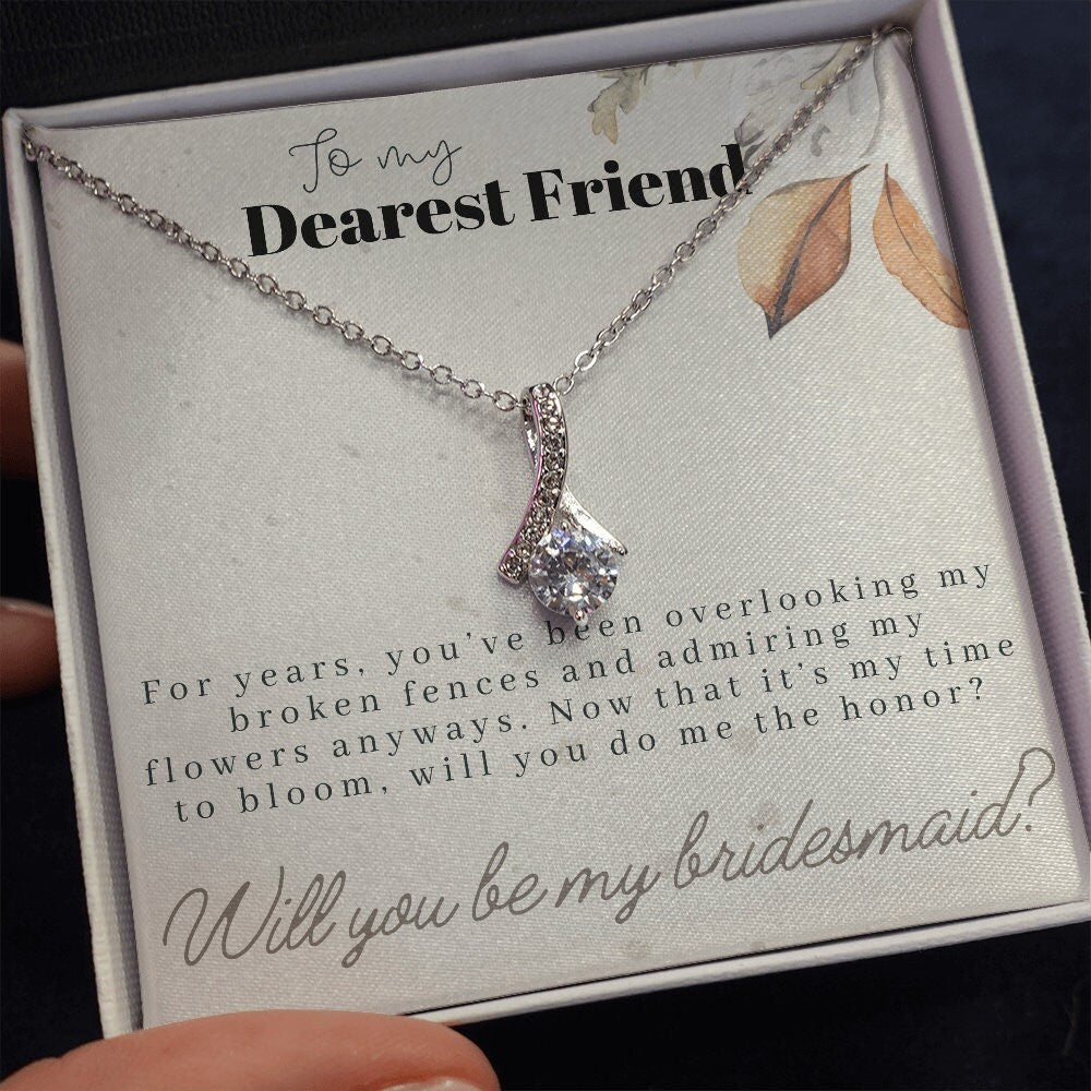 Bridesmaid Proposal Necklace