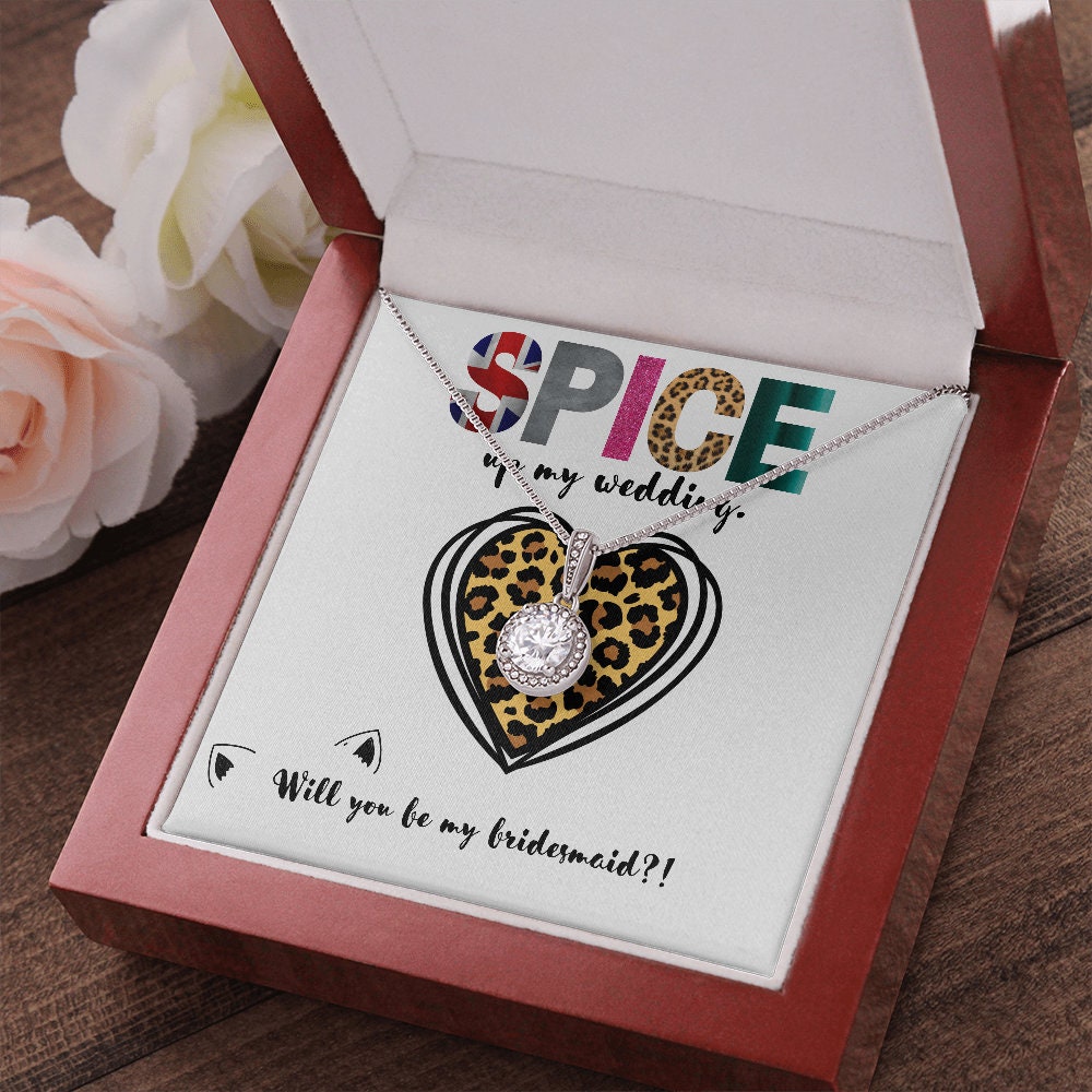 Pop Culture Bridesmaid Necklace Proposal