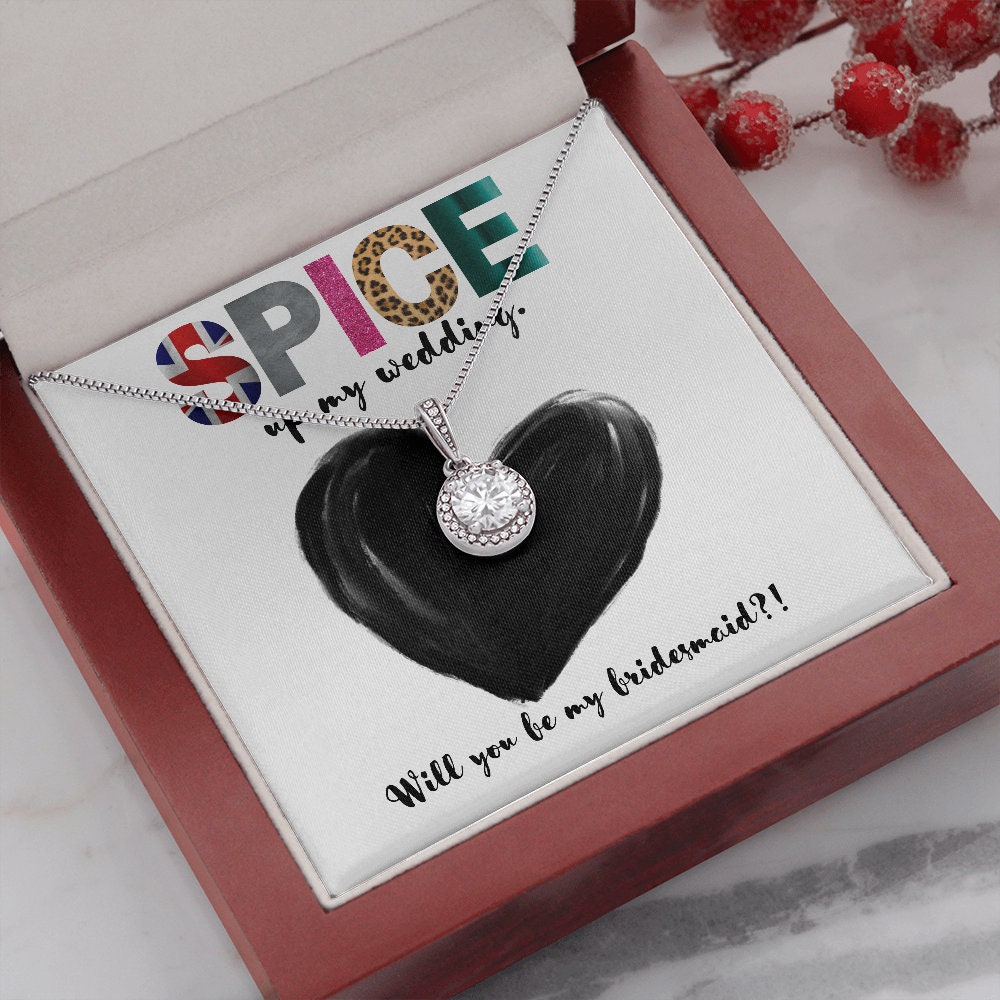 Pop Culture Bridesmaid Proposal Necklace