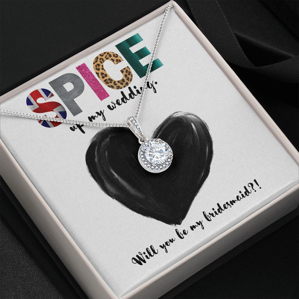 Pop Culture Bridesmaid Proposal Necklace