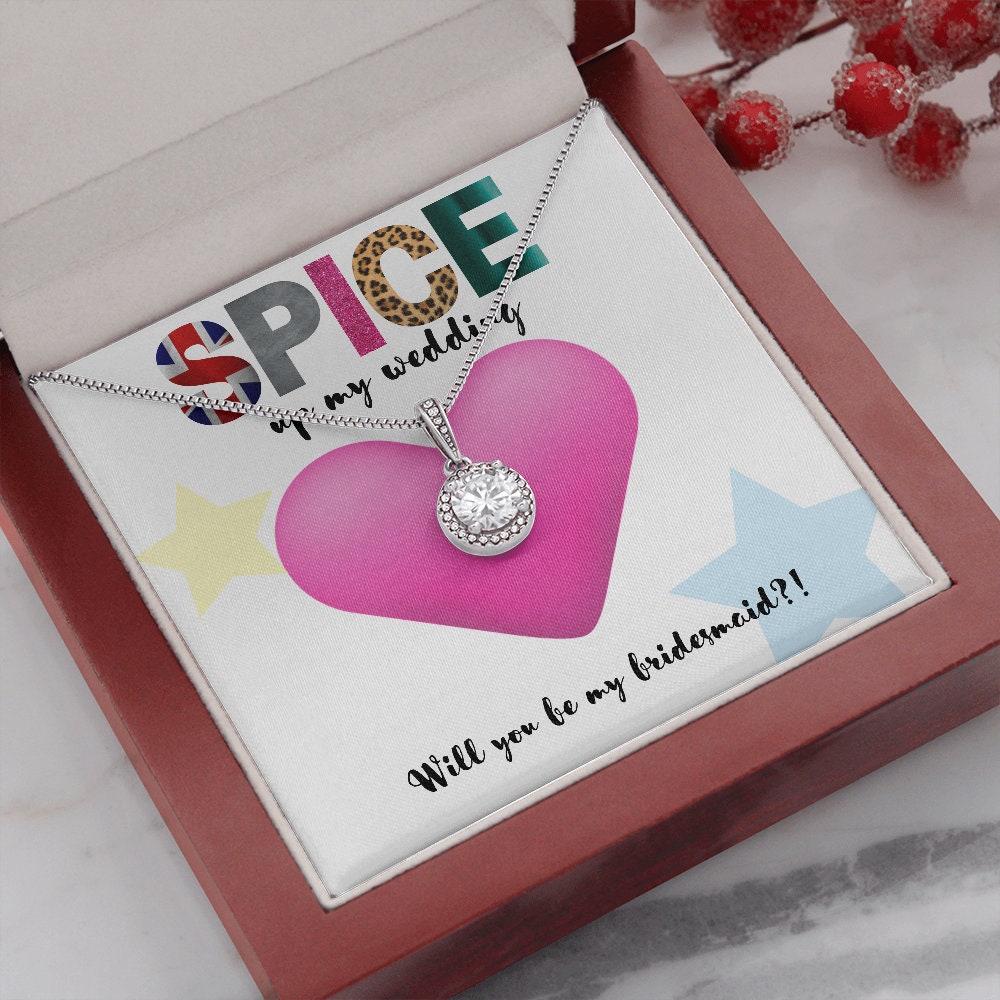 Pop Culture Bridesmaid Proposal Necklace
