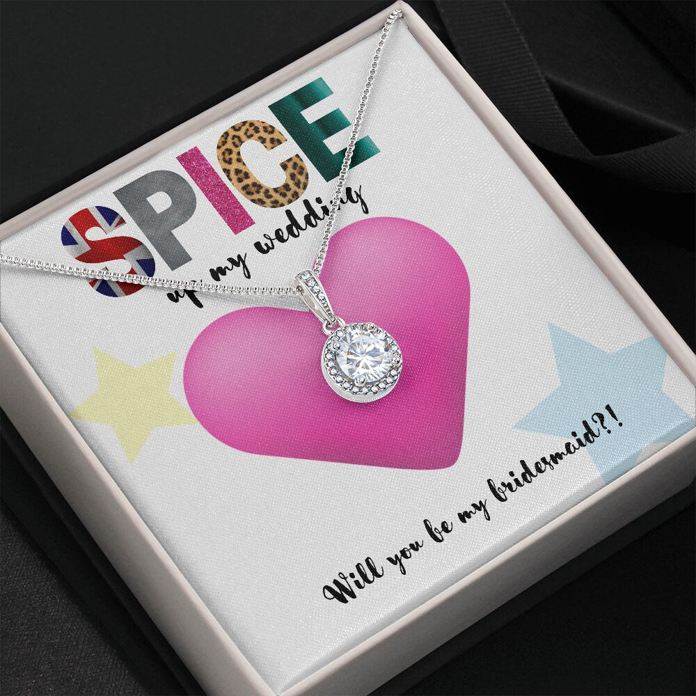 Pop Culture Bridesmaid Proposal Necklace