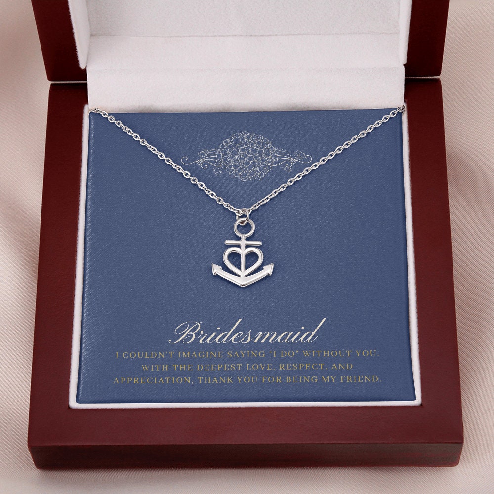 Anchor Bridesmaid Necklace