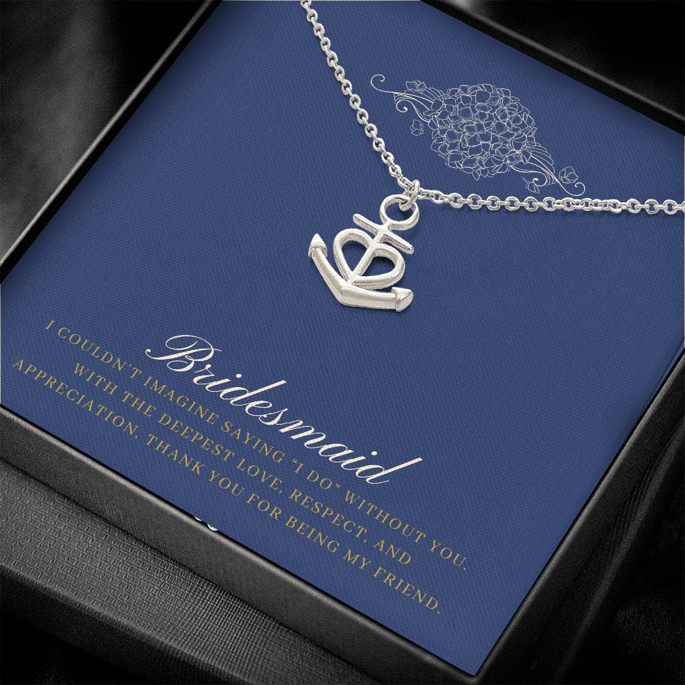 Anchor Bridesmaid Necklace