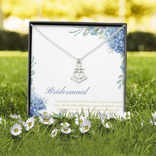 Bridesmaid Necklace for Hydrangea Theme Wedding