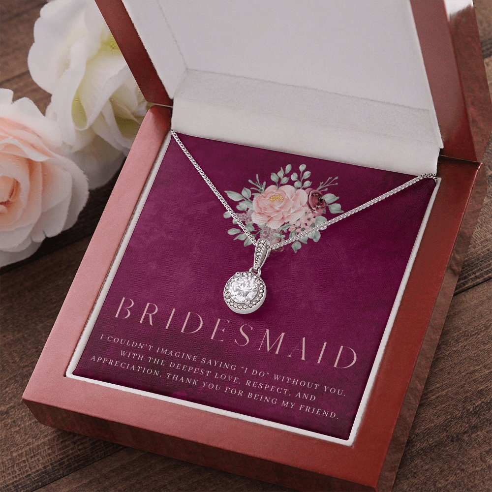 Marsala and Dusty Rose Bridesmaid Gift