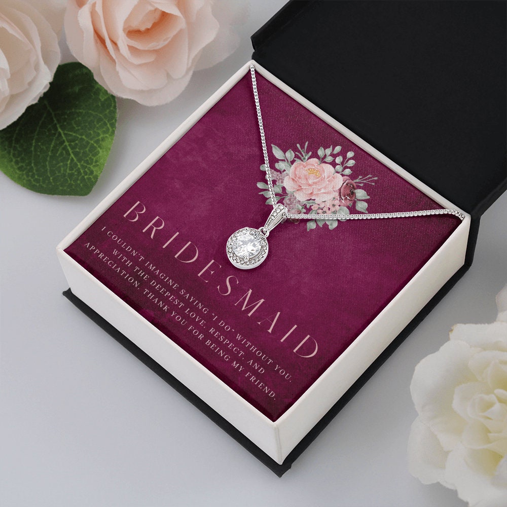 Marsala and Dusty Rose Bridesmaid Gift