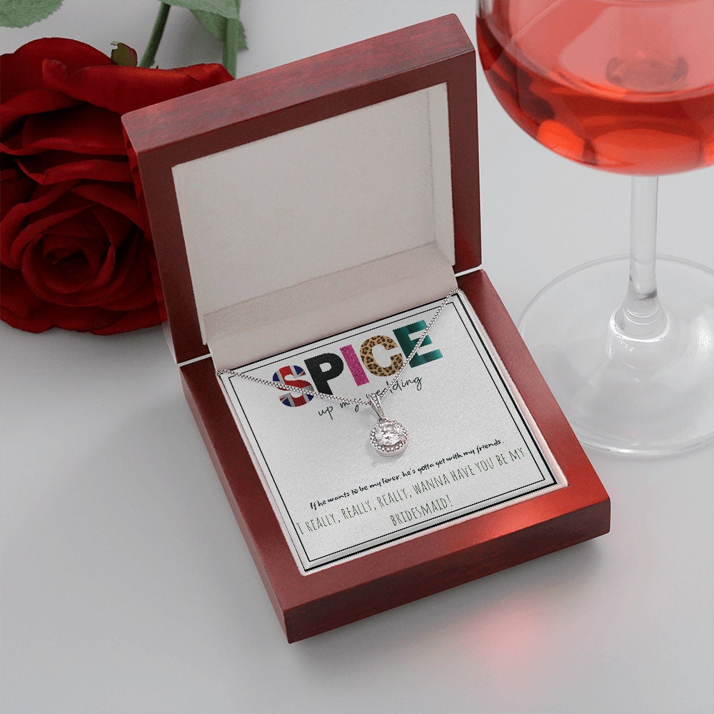 Spicey Bridesmaid Proposal Necklace