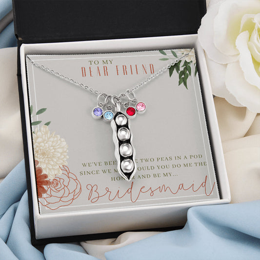 Bridesmaid Best Friend Necklace