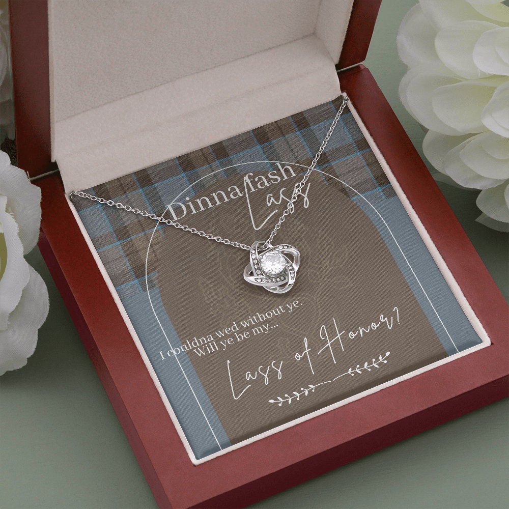 Outlander Necklace for Bridesmaid Proposal