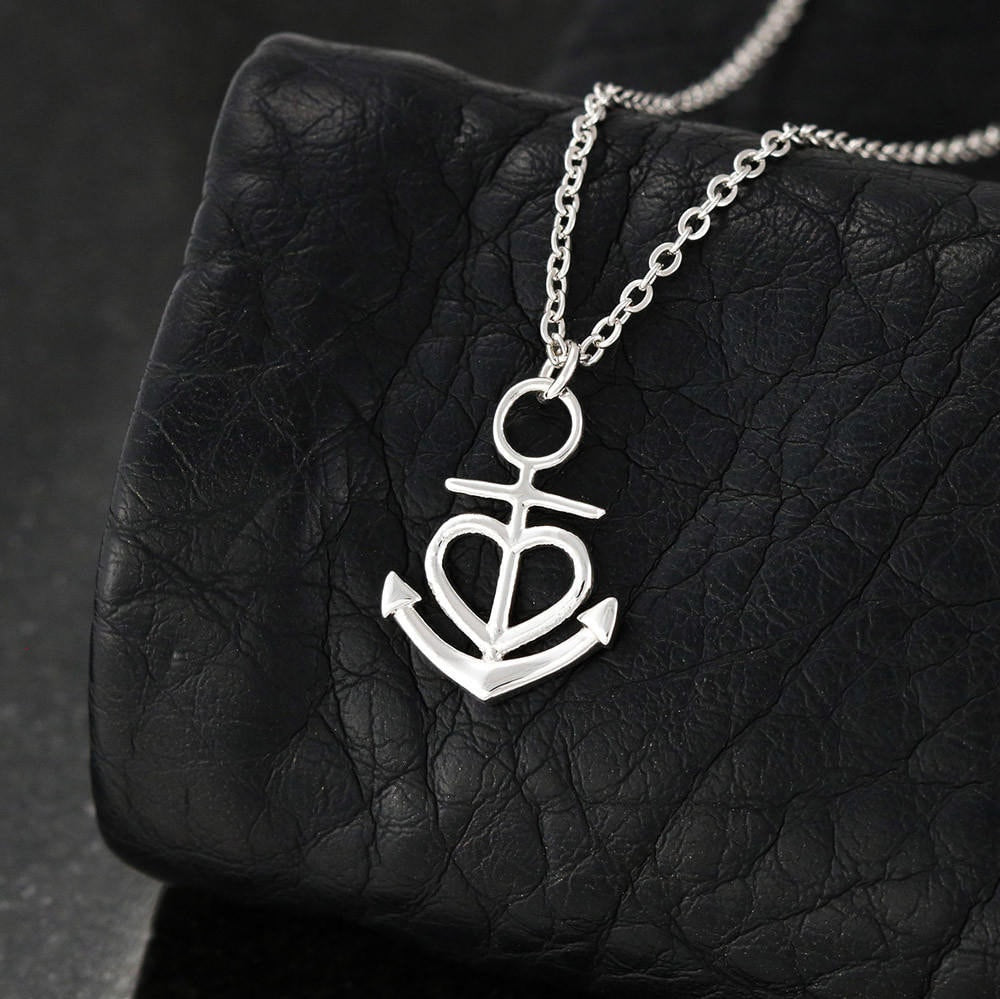 Ursula Styled Nautical Bridesmaid Anchor Necklace