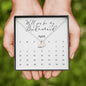 Bridesmaid Proposal Gift with Optional Mahogany LED Box
