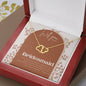 Terracotta Bridesmaid Proposal Gift in optional wooden box with Heart Necklace