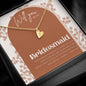 Terracotta Bridesmaid Proposal Gift with Necklace and optional wood box