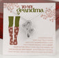Grandmother Gift from Granddaughter, Mothers Day, Birthday, rubber boots, boho, retro, terracotta, wedding