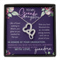 Gift for Granddaughter Graduation from Grandmother, Heart Necklace, College, High School, Graduation Gift