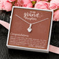 Graduation gift for granddaughter from grandmother, graduation necklace, congratulations jewery