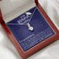 Granddaughter Graduation Gift from Grandmother, Commencement Jewelry, High School, Navy Blue
