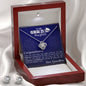 Granddaughter Necklace for Graduation, Commencement Jewelry, Class of 2022, Navy Blue, High School, University