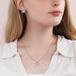 Granddaughter Necklace for Graduation, Commencement Jewelry, Class of 2022, Navy Blue, High School, University