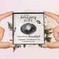 Necklace for Wife, Breakfast in Bed, On a Silver Platter, Humor, Funny, Mothers Day Gift, Birthday, Anniversary