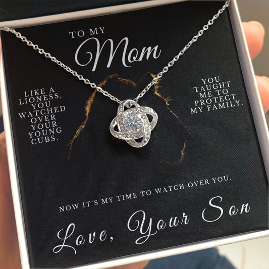 Gift for Mother from Adult Son, Lions, Protect
