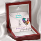 Necklace for Grandmother, for Mothers Day, Birthday, Special Occasion, from granddaughter, knitting, crochet, yarn