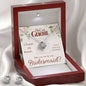 Bridesmaid Jewelry Set, Wedding, Proposal Box, Earrings, Necklace, Pendant, Beauty finds Beast