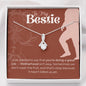 Motherhood Card with Necklace for Bestie, Best Friend, Friendship, toddler Mom, funny, humor, retro, boho