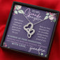 Gift for Granddaughter Graduation from Grandmother, Heart Necklace, College, High School, Graduation Gift