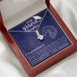 Navy Blue High School Mascot Keepsake, Graduation Gift for Granddaughter, Necklace, Jewelry