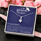 Granddaughter Graduation Gift from Grandmother, Commencement Jewelry, High School, Navy Blue