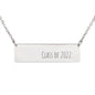 Personalized Graduating Class Necklace, Commencement Gift