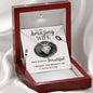 Necklace for Wife, Breakfast in Bed, On a Silver Platter, Humor, Funny, Mothers Day Gift, Birthday, Anniversary