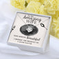 Necklace for Wife, Breakfast in Bed, On a Silver Platter, Humor, Funny, Mothers Day Gift, Birthday, Anniversary