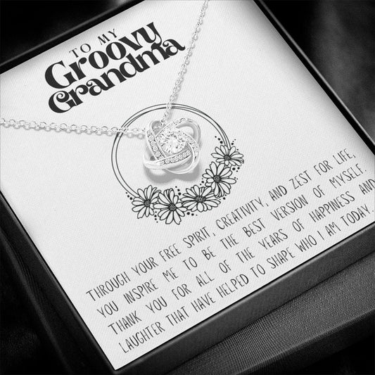 Groovy Grandma Necklace, Gift for Grandmother, Mothers Day, Birthday